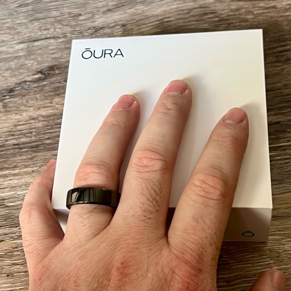 Oura Ring Gen3 Horizon - Black - Size 11 - Picture 4 of 4